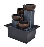 Stuff Certified® Ornamental Waterfall Modern - Feng Shui Fountain Resin Decoration