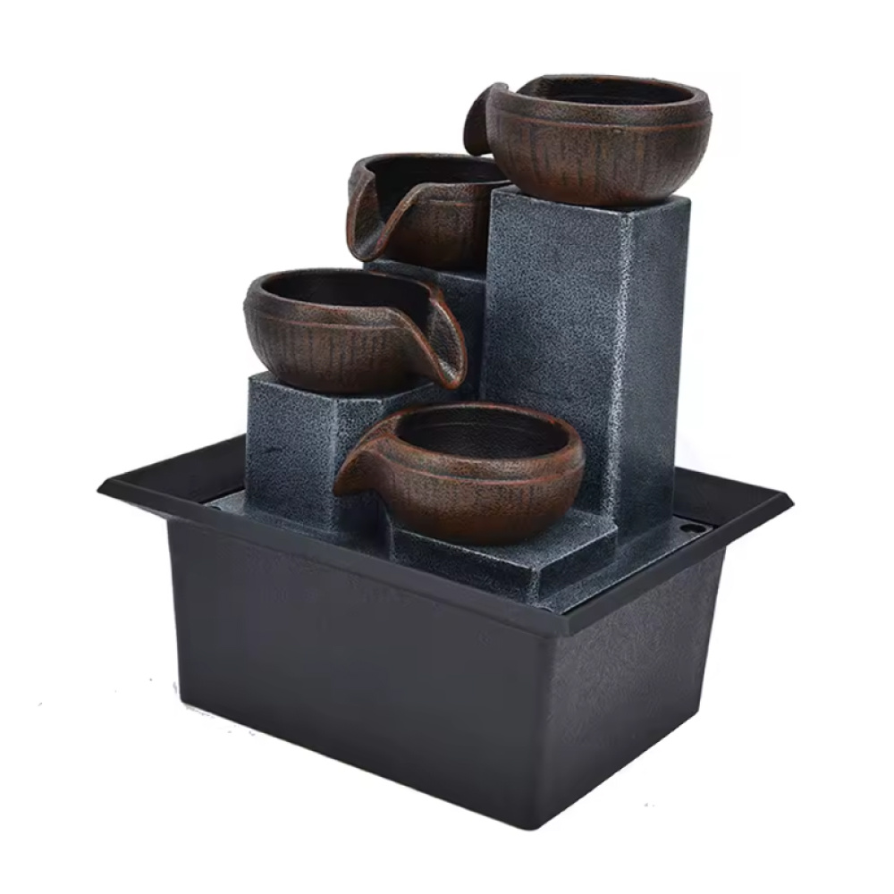 Stuff Certified® Sier Waterval Modern - Feng Shui Fontein Hars Decoratie