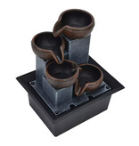 Stuff Certified® Cascade ornementale moderne - Fontaine Feng Shui décorative en résine