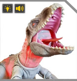 Stuff Certified® Dinosaure (Indominus Rex) - Robot jouet électrique mobile - Blanc