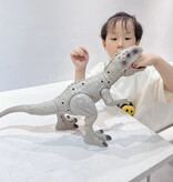 Stuff Certified® Dinosaure (Indominus Rex) - Robot jouet électrique mobile - Blanc