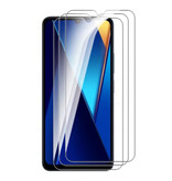 Stuff Certified® Pellicola protettiva per schermo Xiaomi Poco C65 (4 pezzi) in vetro temperato