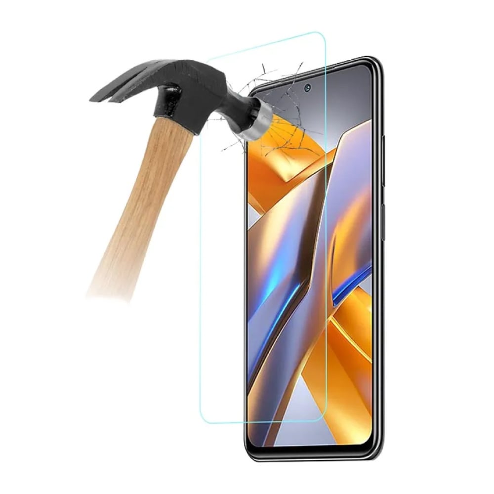 Stuff Certified® Lot de 4 protections d'écran en verre trempé pour Xiaomi Poco X4 GT