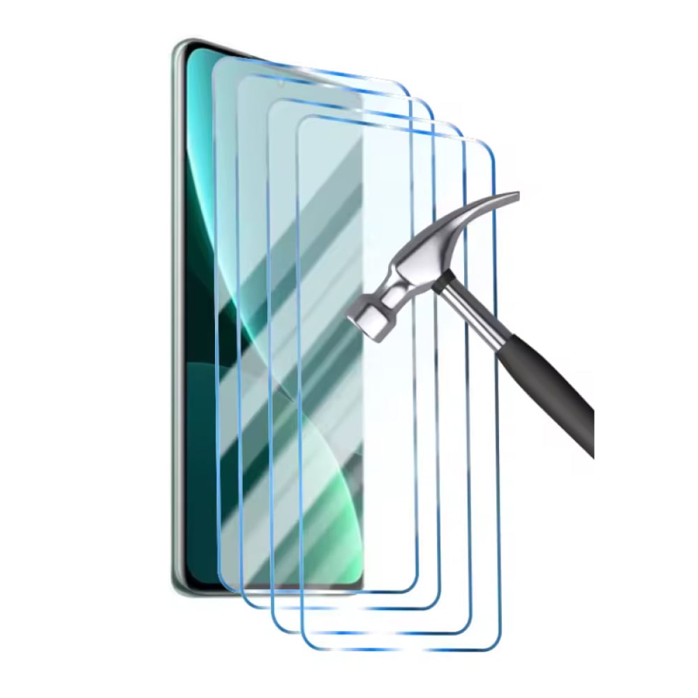 Stuff Certified® Pellicola protettiva per schermo Xiaomi Poco M7 (4 pezzi) in vetro temperato
