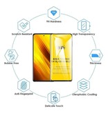Stuff Certified® Lot de 4 protections d'écran en verre trempé pour Xiaomi Poco F5 Pro