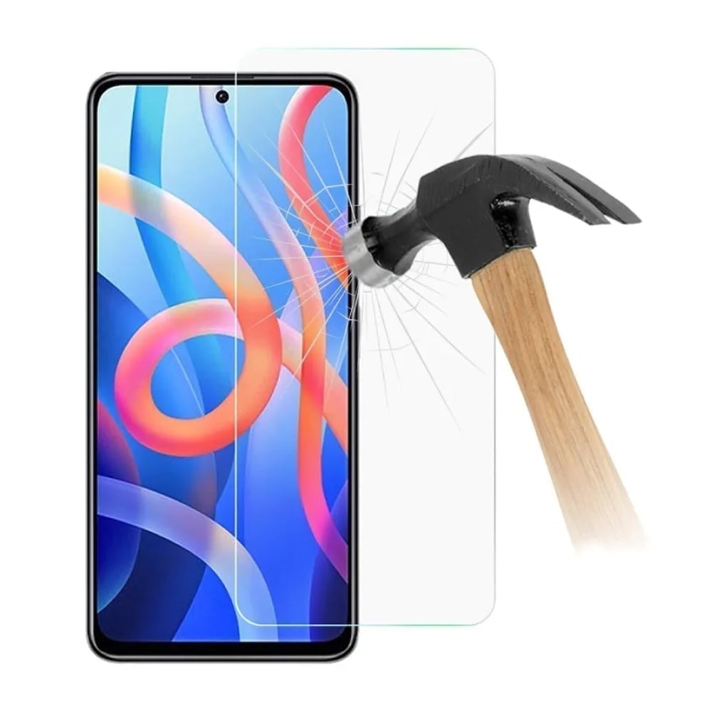 Stuff Certified® Lot de 4 protections d'écran en verre trempé pour Xiaomi Poco F6 Pro
