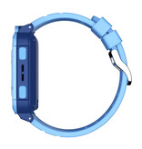 Blackview Reloj inteligente Z20 para niños - Rastreador GPS - Videollamada - SOS - Pulsera inteligente para niños - Azul