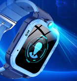 Blackview Reloj inteligente Z20 para niños - Rastreador GPS - Videollamada - SOS - Pulsera inteligente para niños - Azul