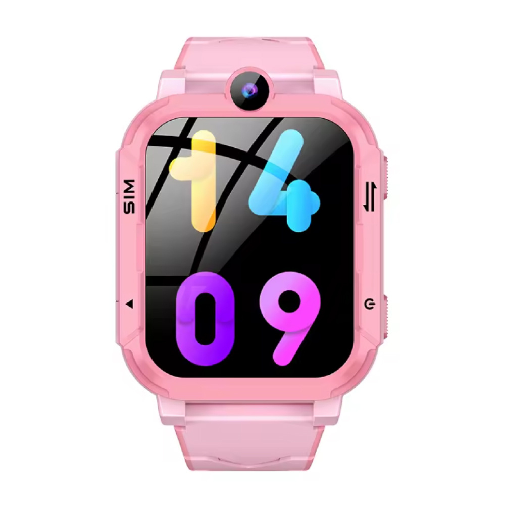 Blackview Montre connectée Z20 pour enfants - GPS - Appel vidéo - SOS - Rose