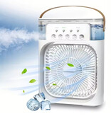 RUDECK Draagbare Ventilator / Humidifier / Air Conditoner - Mini USB Luchtkoeler - Wit