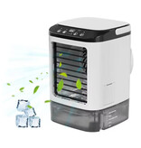 RUDECK Condizionatore d'aria portatile - Mini raffrescatore d'aria USB - Serbatoio d'acqua da 900 ml - Bianco