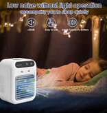 BALASHOV Przenośny wentylator klimatyzatora - Mini USB Air Cooler - Zbiornik na wodę 500 ml - Biały