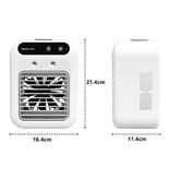 BALASHOV Draagbare Air Conditoner Ventilator - Mini USB Luchtkoeler - 500ml Watertank - Wit