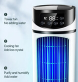 Stuff Certified® Tragbare Klimaanlage, Ventilator, Luftbefeuchter – Mini-USB-Luftkühler – 300 ml Wassertank – Weiß