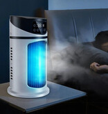 Stuff Certified® Tragbare Klimaanlage, Ventilator, Luftbefeuchter – Mini-USB-Luftkühler – 300 ml Wassertank – Weiß