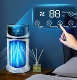 Stuff Certified® Tragbare Klimaanlage, Ventilator, Luftbefeuchter – Mini-USB-Luftkühler – 300 ml Wassertank – Weiß
