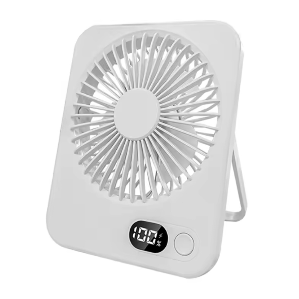 Stuff Certified® F10 Mini Ventilator - 5 Standen - Draagbare Fan USB Oplaadbaar - Wit