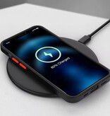 Stuff Certified® Mattes magnetisches Case für Samsung Galaxy S22 - Wireless Charging Cover - Dunkelgrün