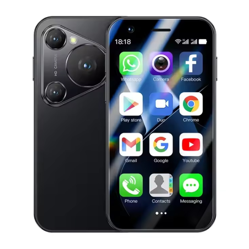SOYES P70 Pro Max Mini Smartphone - 1 GB RAM - 16 GB pamięci masowej - Aparat 2 MP - Bateria 2000 mAh - Czarny