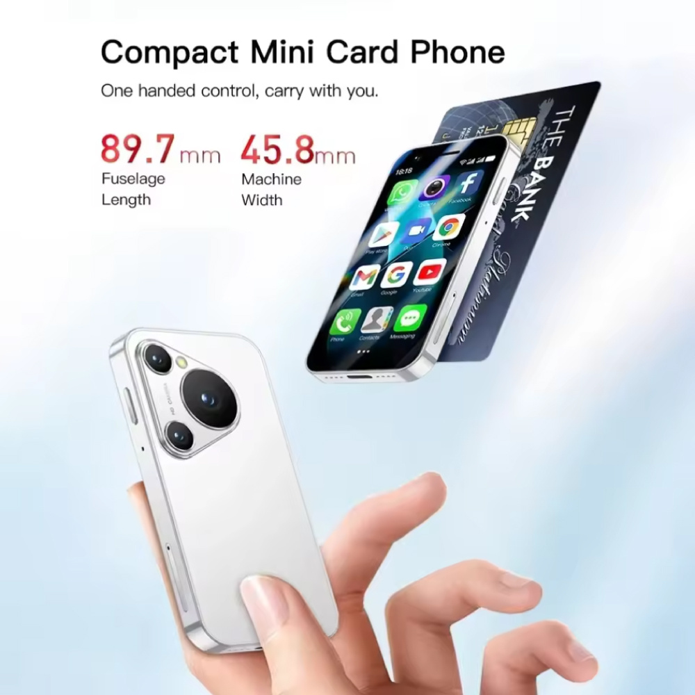 SOYES P70 Pro Max Mini Smartphone - 1 GB RAM - 16 GB pamięci masowej - Aparat 2 MP - Bateria 2000 mAh - Czarny