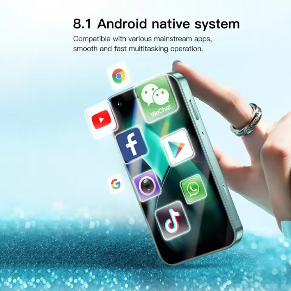 SOYES P70 Pro Max Mini Smartphone - 1 GB RAM - 16 GB Storage - 2 MP Camera - 2000mAh Battery - Black