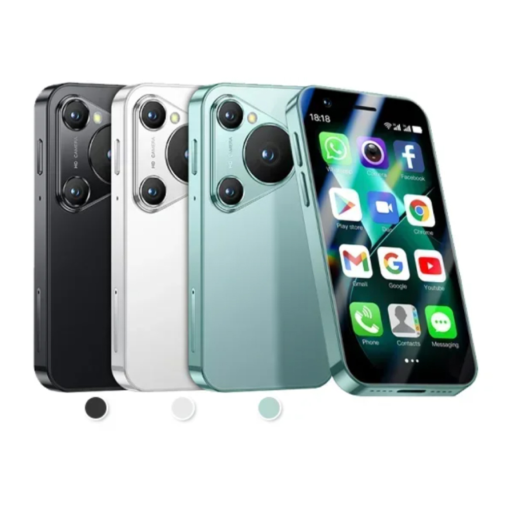 SOYES Mini smartphone P70 Pro Max - 1 Go de RAM - 16 Go de stockage - Appareil photo 2 MP - Batterie 2000 mAh - Vert