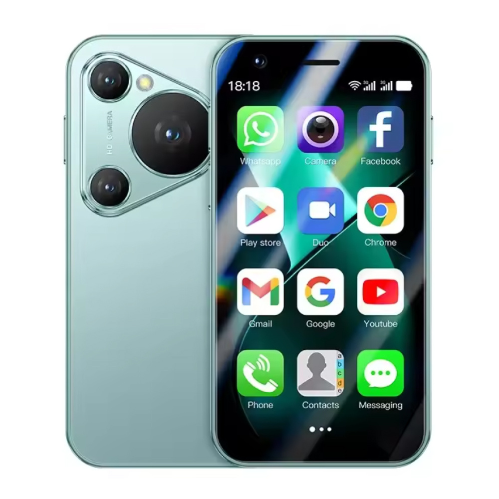 SOYES Mini smartphone P70 Pro Max - 1 Go de RAM - 16 Go de stockage - Appareil photo 2 MP - Batterie 2000 mAh - Vert