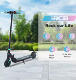 RCB Rockourlife R15 Elektrische Scooter voor Kinderen - Smart E Step - 250W - 20 km/u - Blauw