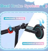 RCB Monopattino elettrico Rockourlife R15 per bambini - Smart E Step - 250 W - 20 km/h - Rosso