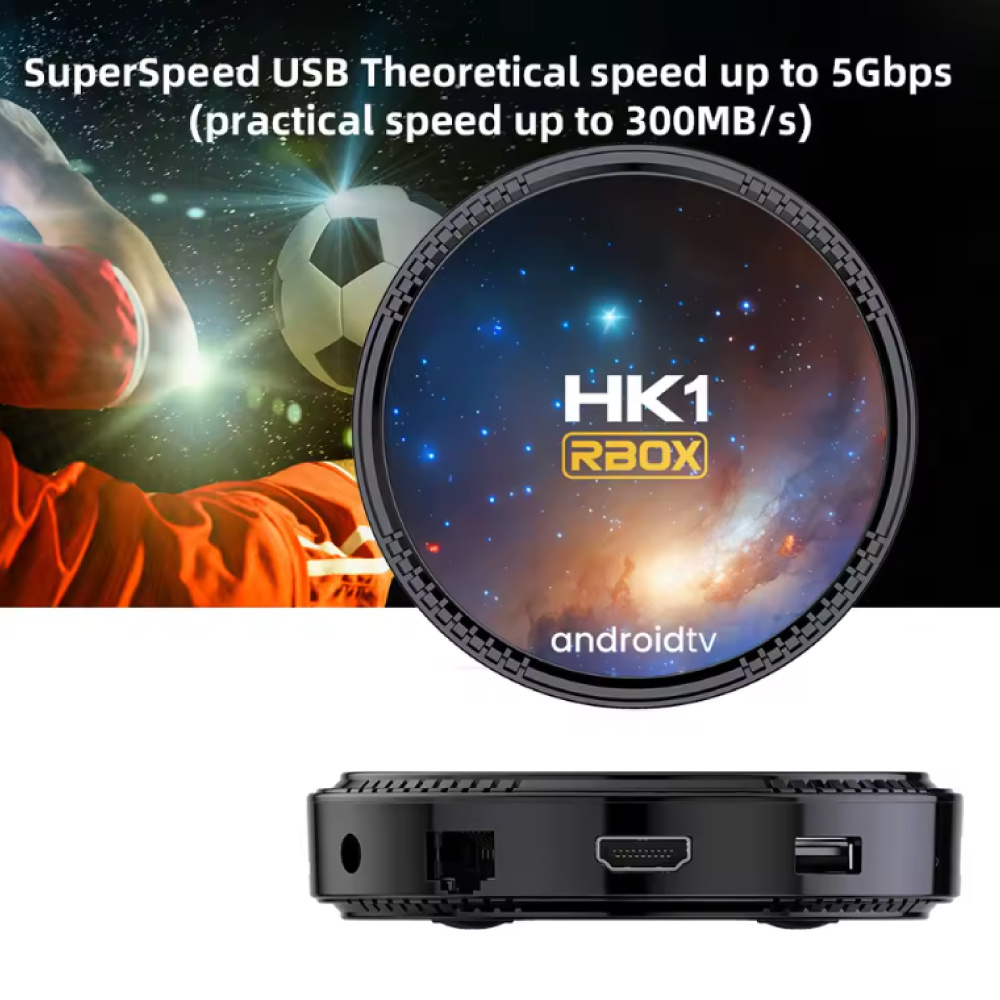 Stuff Certified® HK1 RBOX TV Box - Mediaspeler Android Kodi 4K - 4GB RAM - 32GB Opslagruimte