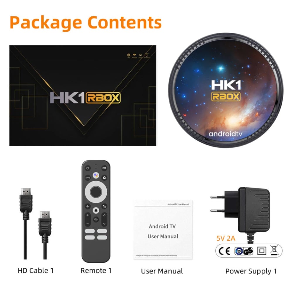 Stuff Certified® HK1 RBOX TV Box - Mediaspeler Android Kodi 4K - 4GB RAM - 32GB Opslagruimte