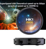 Stuff Certified® HK1 RBOX TV Box - Media Player Android Kodi 4K - 4GB RAM - 64GB Storage