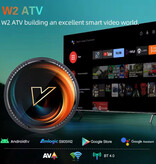 Vontar Odtwarzacz multimedialny W2 TV Box – Android 11 Kodi 4K – 4 GB RAM – 64 GB pamięci