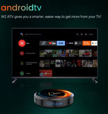 Vontar Odtwarzacz multimedialny W2 TV Box – Android 11 Kodi 4K – 4 GB RAM – 64 GB pamięci