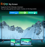 Vontar Odtwarzacz multimedialny W2 TV Box – Android 11 Kodi 4K – 4 GB RAM – 64 GB pamięci