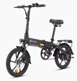 Dyu Bicicletta elettrica pieghevole A1F - Smart E Bike - Batteria da 250 W e 7,5 Ah - Nera