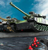 CONUSEA Char militaire télécommandé M1 Leopard 2 - Vert camouflage