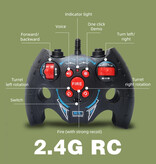 CONUSEA Tanque militar RC con control remoto - Modelo M1 Leopard 2 - Plateado