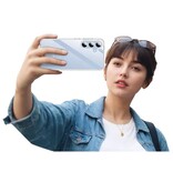 ZEKS Funda completa 360° para Samsung Galaxy A06 - Funda de silicona TPU transparente + protector de pantalla PET
