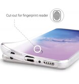 ZEKS Funda completa 360° para Samsung Galaxy A15 - Funda de silicona TPU transparente + protector de pantalla PET
