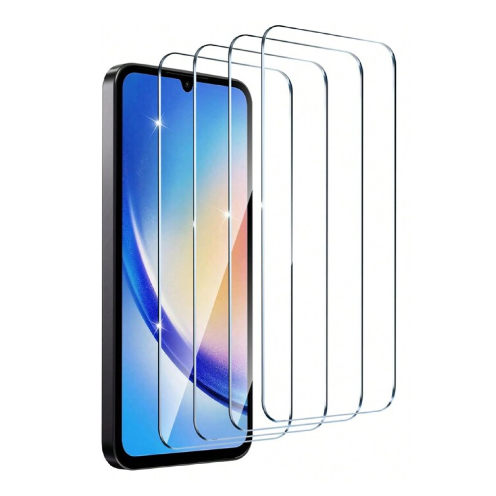 Lot de 4 protections d'écran en verre trempé 9H pour Samsung Galaxy A03