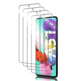 Stuff Certified® 4er-Pack Samsung Galaxy A51 Displayschutzfolie - 9H-Folie aus gehärtetem Glas