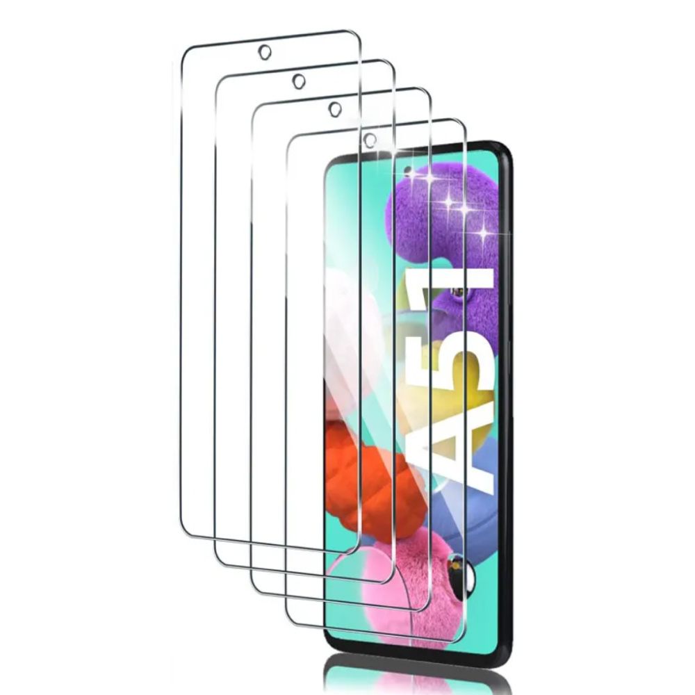 4-Pack Samsung Galaxy A51 Screen Protector - 9H Film Tempered Glass
