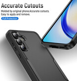 Stuff Certified® Samsung Galaxy S25 Ultra Armor Case - PC + TPU-Abdeckung in Militärqualität - Schwarz