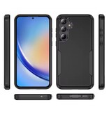 Stuff Certified® Etui pancerne Samsung Galaxy S21 FE - poliwęglan klasy wojskowej + etui z TPU - czarne