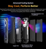 Blackview Smartphone BL7000 para exteriores - 24 GB de RAM - 256 GB de almacenamiento - Cámara de 50 MP - Batería de 7500 mAh - Negro