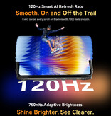 Blackview Smartphone d'extérieur BL7000 - 24 Go RAM - 256 Go Stockage - Appareil photo 50 MP - Batterie 7500 mAh - Noir