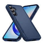 Stuff Certified® Samsung Galaxy S23 FE Armor Hoesje - Militaire Kwaliteit PC + TPU Cover - Marineblauw