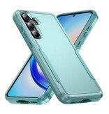 Stuff Certified® Funda protectora para Samsung Galaxy A35 (5G) - PC + TPU de grado militar - Verde