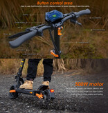 KuKirin Trottinette électrique pliable KuKirin G2 Pro - Smart E Step tout-terrain - 500 W - 25 km/h - Noir